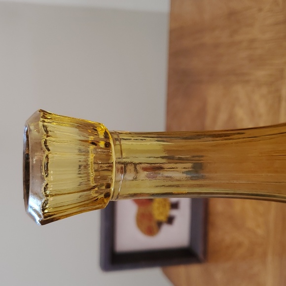 Vintage Wheaton Bullseye Flower Vase 💛 - Picture 3 of 6